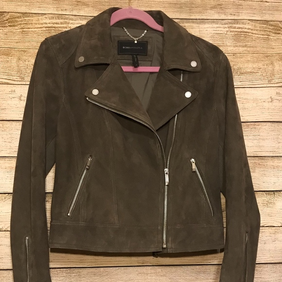 Santana Suede Jacket | BCBGMaxAzria - Picture 5 of 8